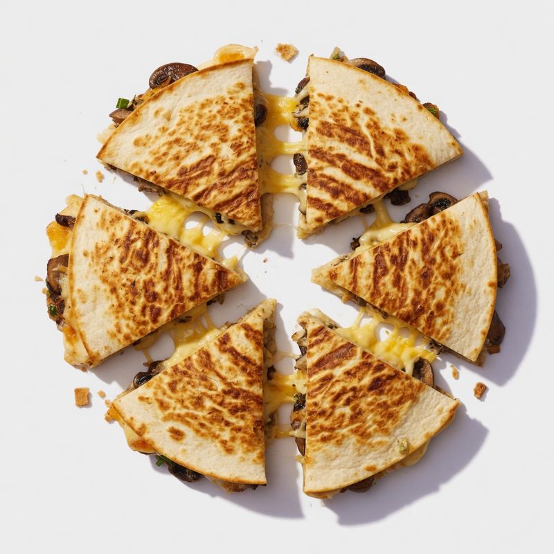 Mushroom & Cheese Quesadilla